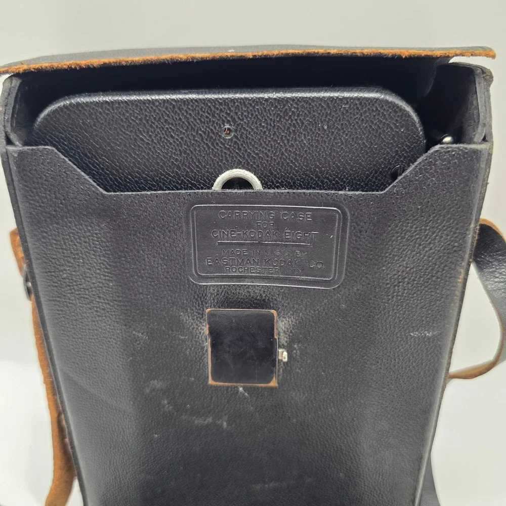 Kodak Cine-Kodak Eight Model 25 Movie Camera Black Vintage 8mm Film Untested